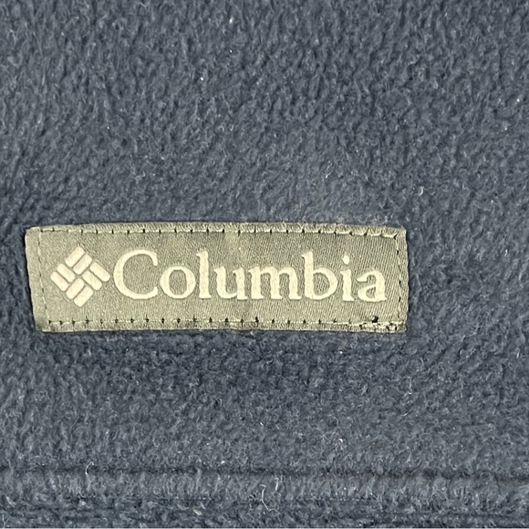 Columbia Fleece Jacket Men’s Size XXL Full Zip Navy Blue - Picture 2 of 7